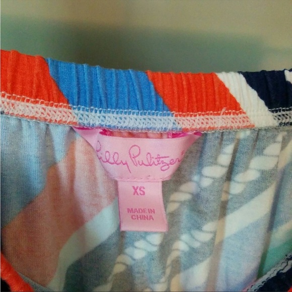 Lilly Pulitzer strapless diagonal stripe dress - Picture 3 of 9